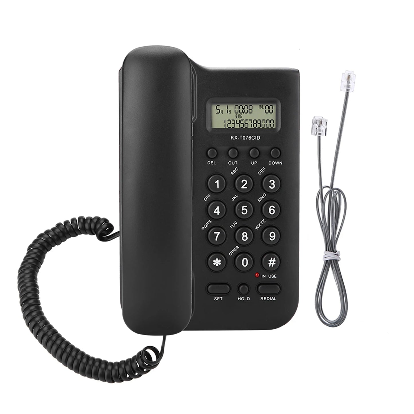 Telefone Fixo de Mesa ou Parede Modelo: KX-T076