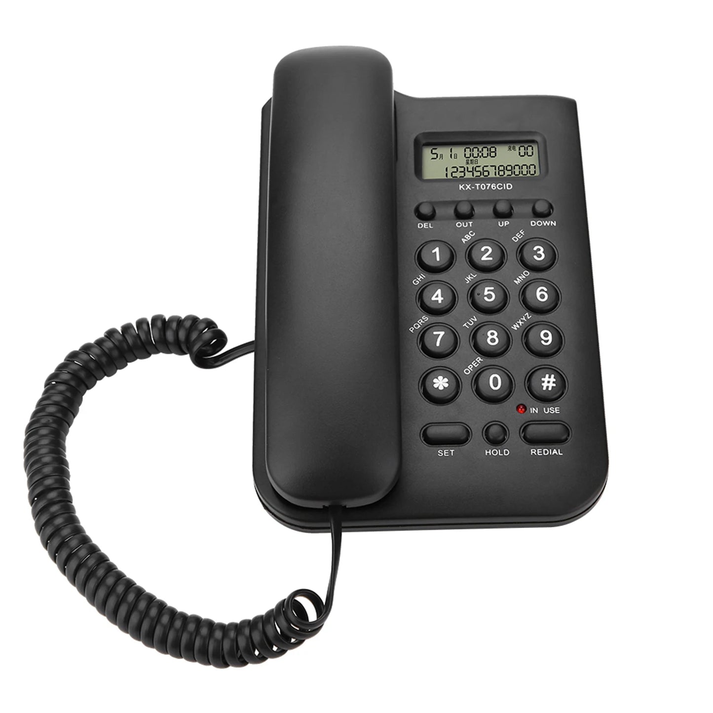 Telefone Fixo de Mesa ou Parede Modelo: KX-T076