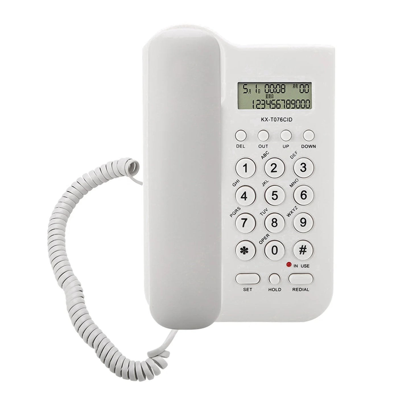 Telefone Fixo de Mesa ou Parede Modelo: KX-T076