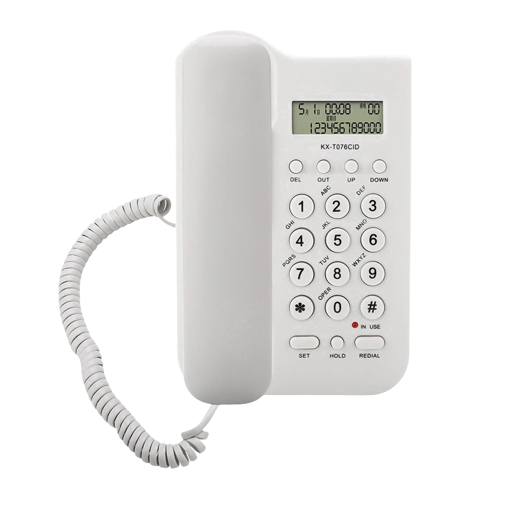 Telefone Fixo de Mesa ou Parede Modelo: KX-T076