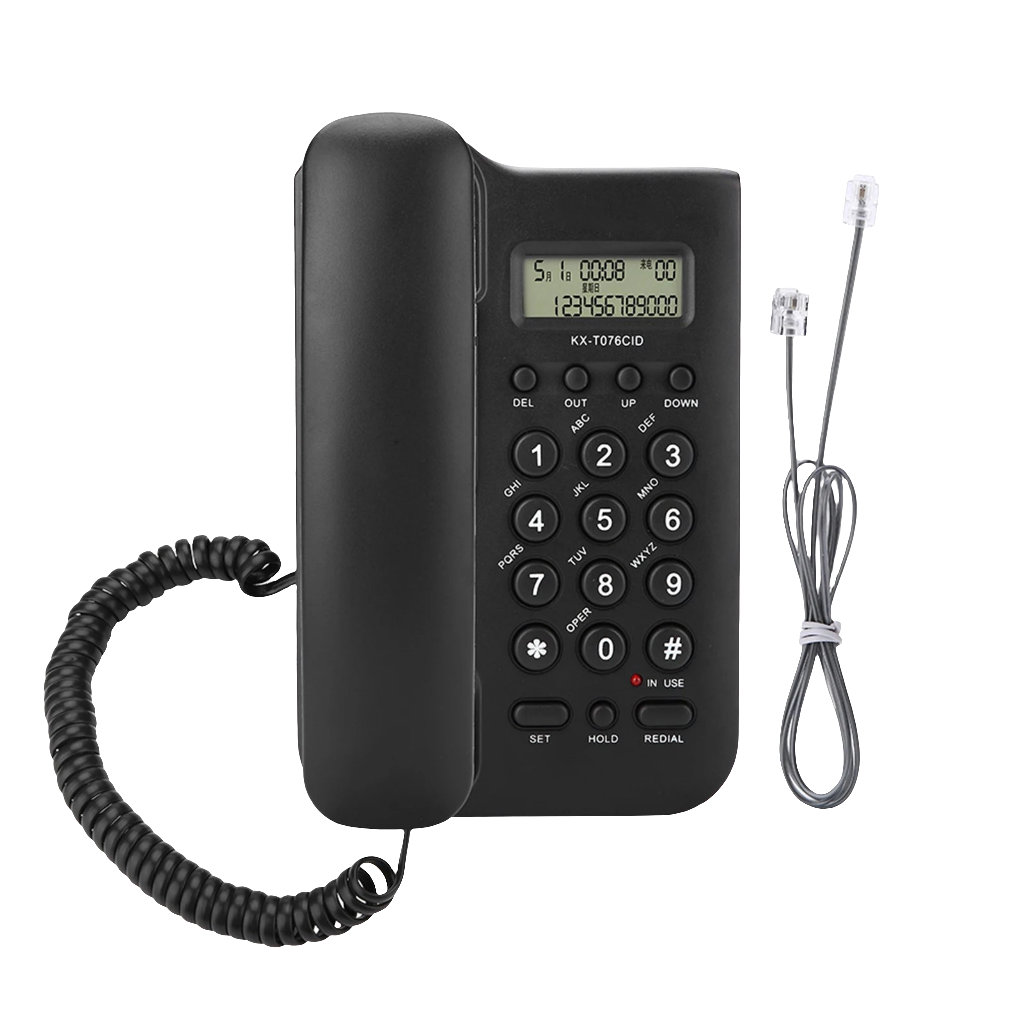 Telefone Fixo de Mesa ou Parede Modelo: KX-T076