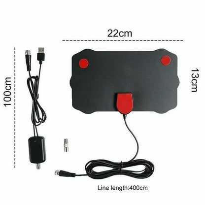 Antena Digital Compacta e Fácil de Usar- Canais TDT Grátis em Full HD - Ferramentaria