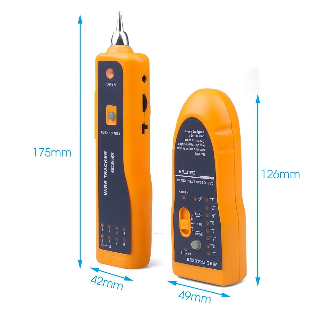 Testador e rastreador de cabo RJ11 RJ45 Kebidumei