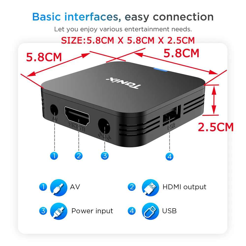 TANIX TX1 TV Stick - A sua Smart TV 4K HDR com Android 10.0