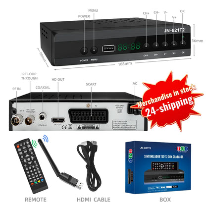 Descodificador TDT DVB-T2 – Veja os Canais Nacionais em Alta Definição