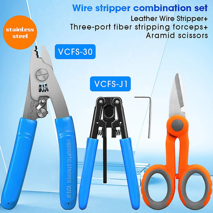 Kit de Ferramentas de Fibra Óptica 3PCS VCFS-30
