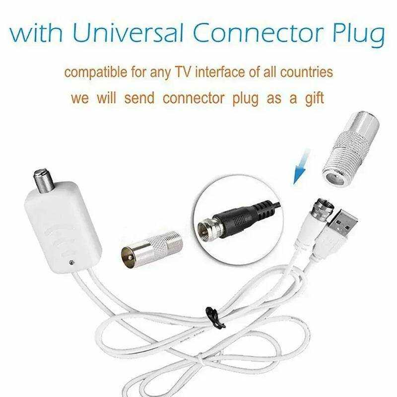 Antena Digital Compacta e Fácil de Usar- Canais TDT Grátis em Full HD - Ferramentaria