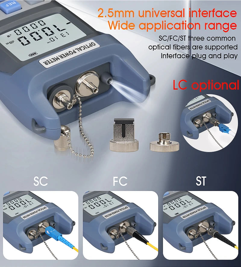 Medidor de Potência Óptica COMPTYCO AUA-G710B com Localizador Visual de Falhas