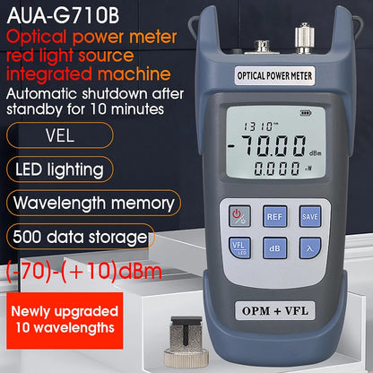 Medidor de Potência Óptica COMPTYCO AUA-G710B com Localizador Visual de Falhas