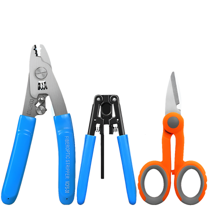 Kit de Ferramentas de Fibra Óptica 3PCS VCFS-30