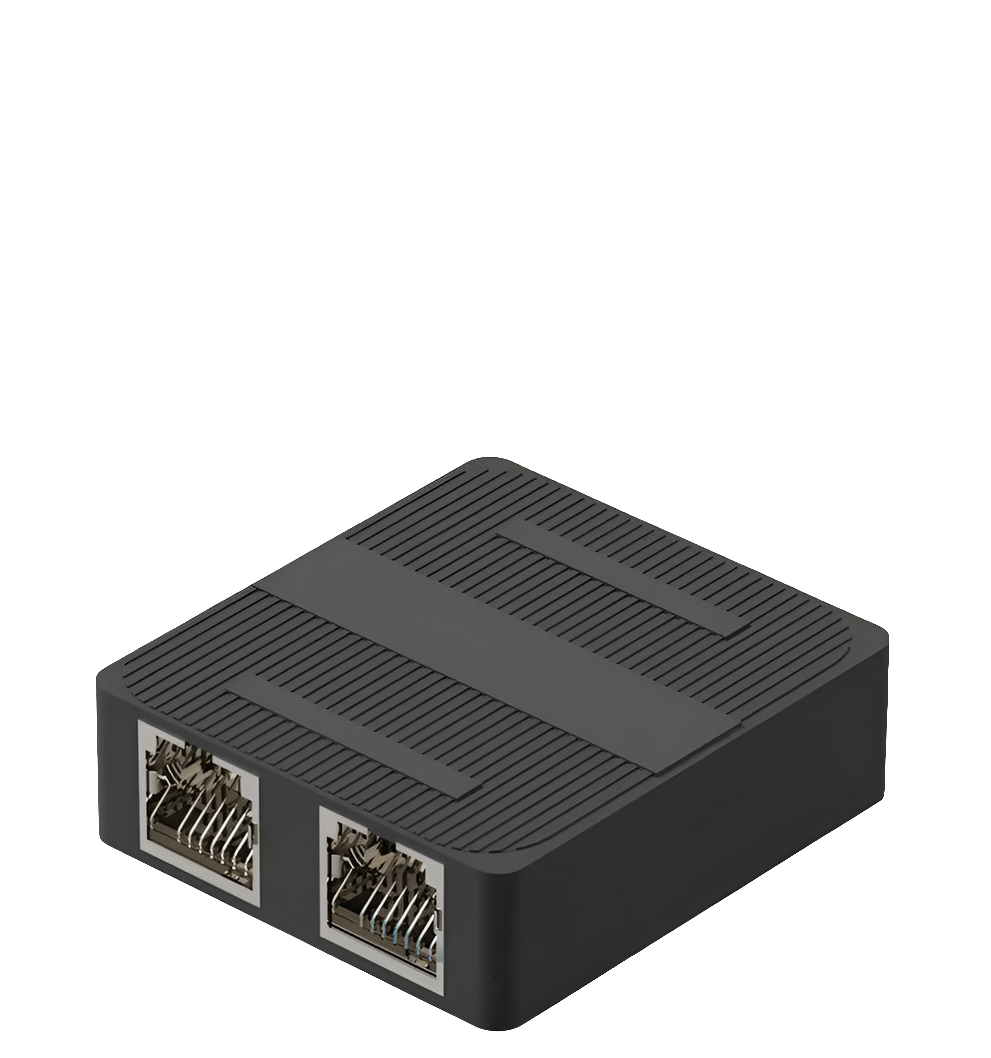 Switch Ethernet Gigabit Terow 1 para 2 RJ45 – TXE273 (Versões 100Mbps e 1000Mbps)