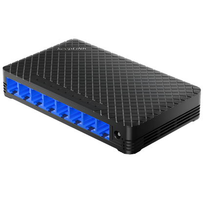 Switch Ethernet de Rede KeepLiNK – 8 Portas